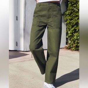 Brandy Melville Olive Kim Pants